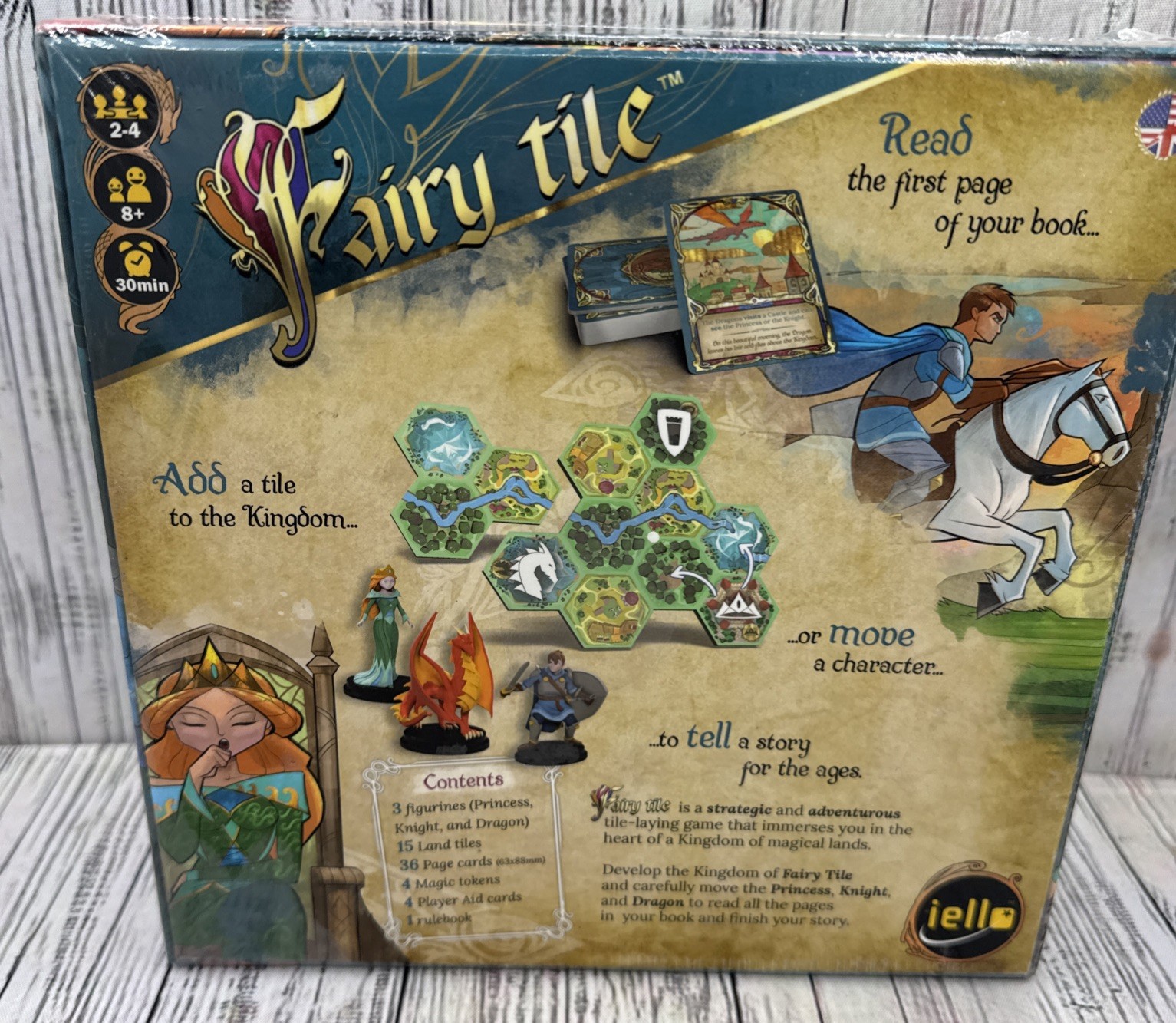 Fairy Tile Tale Board Game Storytelling Family Iello 8+ COMPLETE NEW Sealed