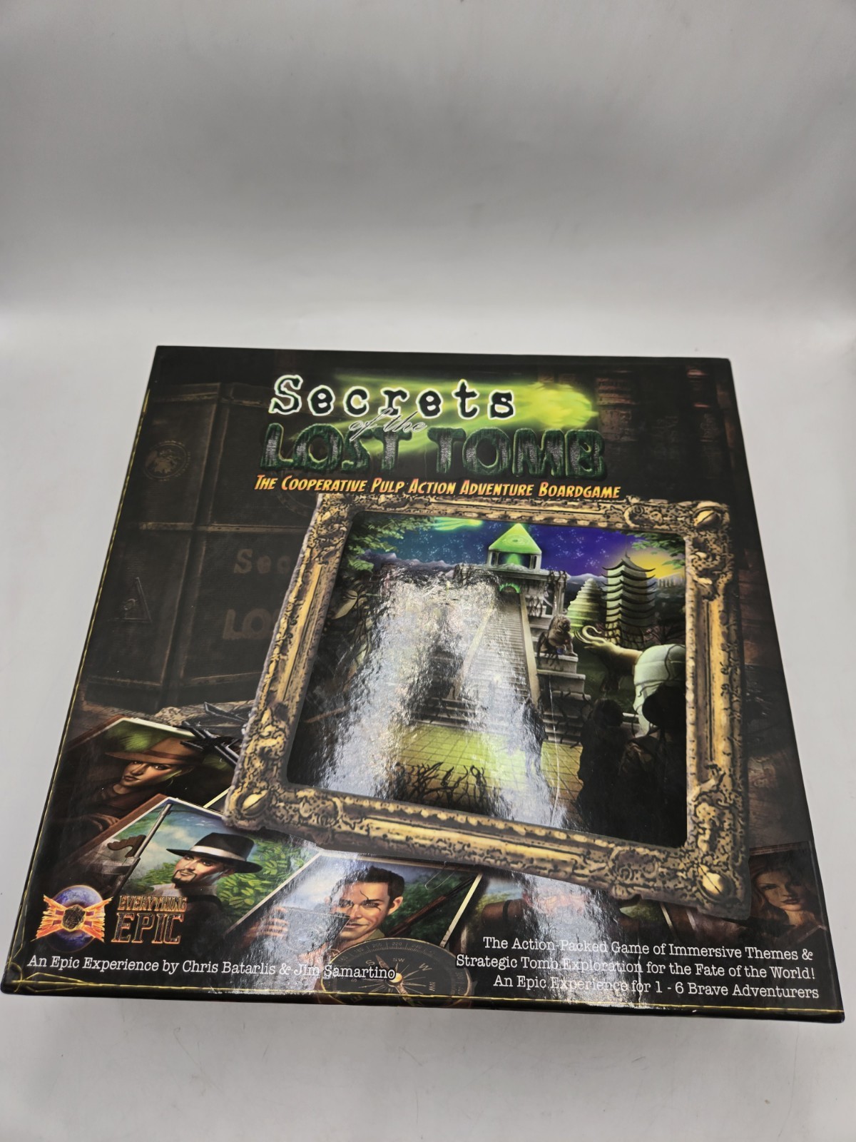 Everything Epic Boardgame Secrets of the Lost Tomb (2nd Ed) Box EX/NM. Unpunched