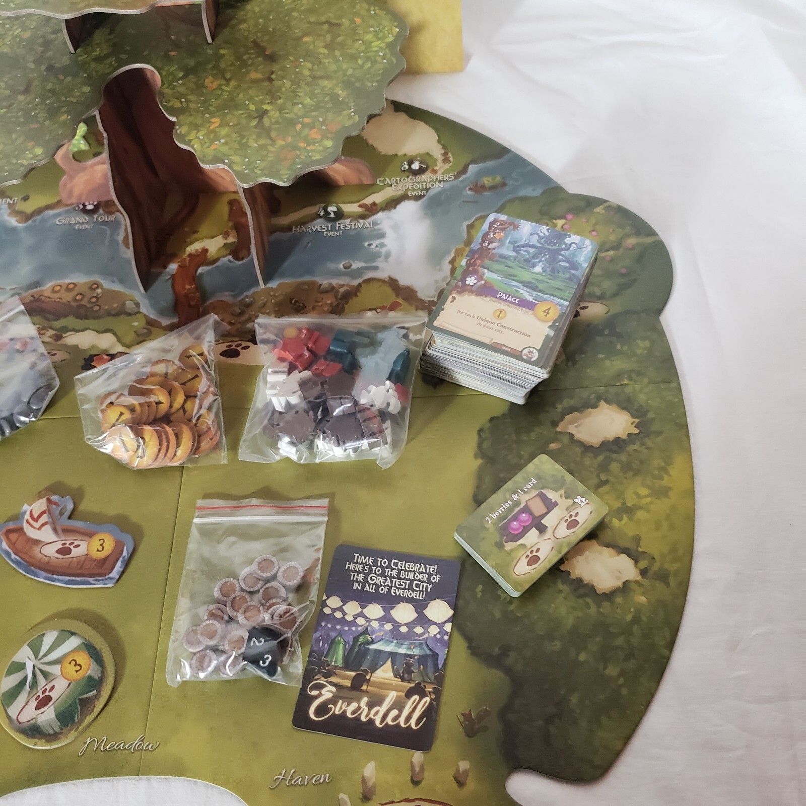 OPEN BOX NEVER PL AYED Spring 2019 2nd ed. Starling Games Everdell Game – 100%