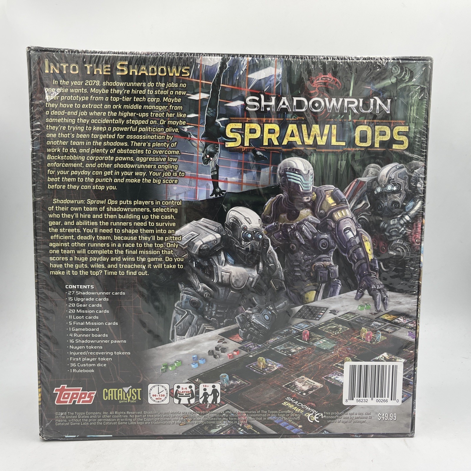 Shadowrun: Sprawl Ops • Board Game • Catalyst Game Lab • New & Sealed!!!