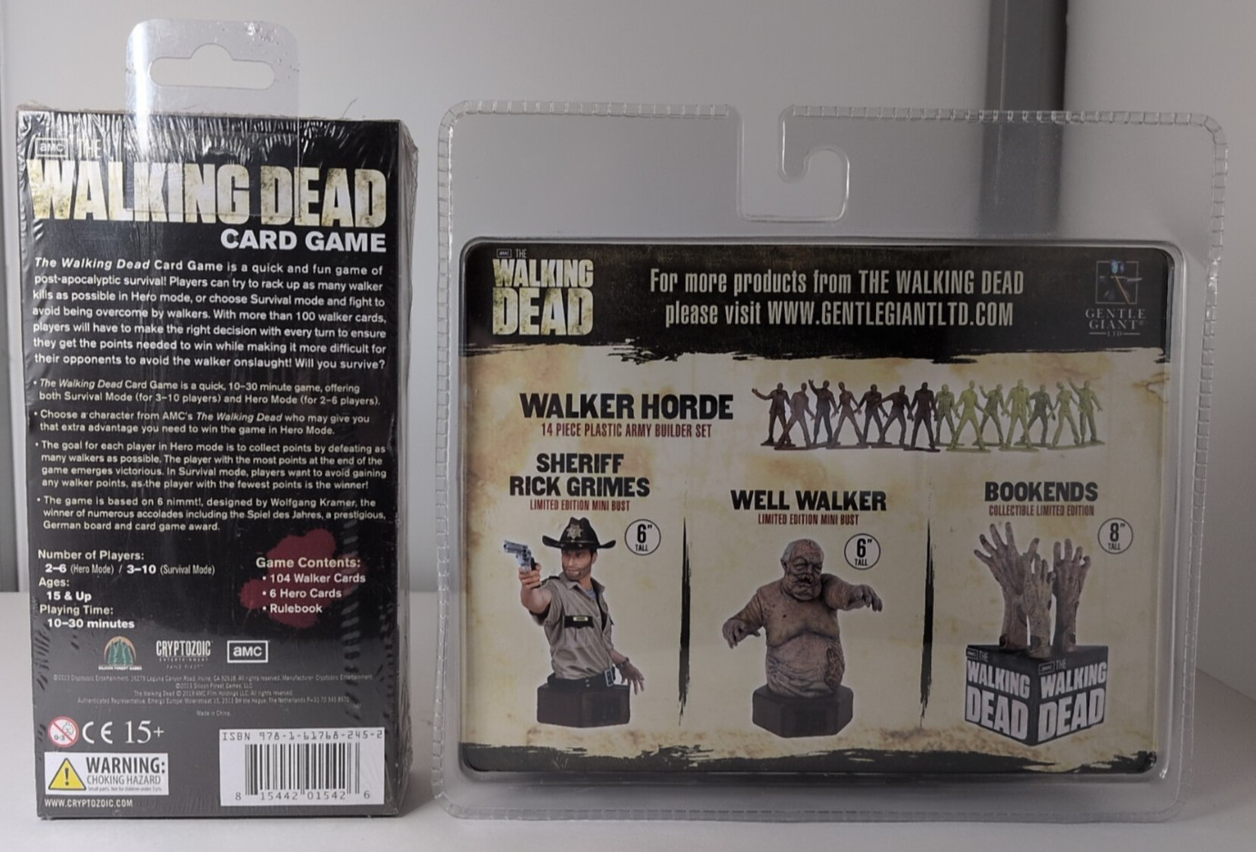 The Walking Dead Lot – Sealed Card Game & 14pc Walker Horde Army Builder Set