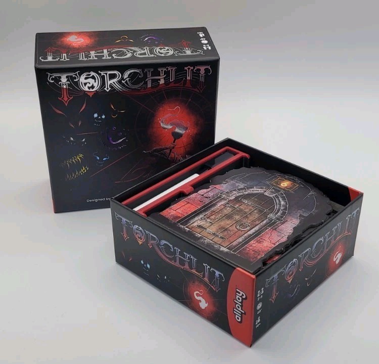 TORCHLIT storage solution – box insert – Board Game Allplay – Custom Design