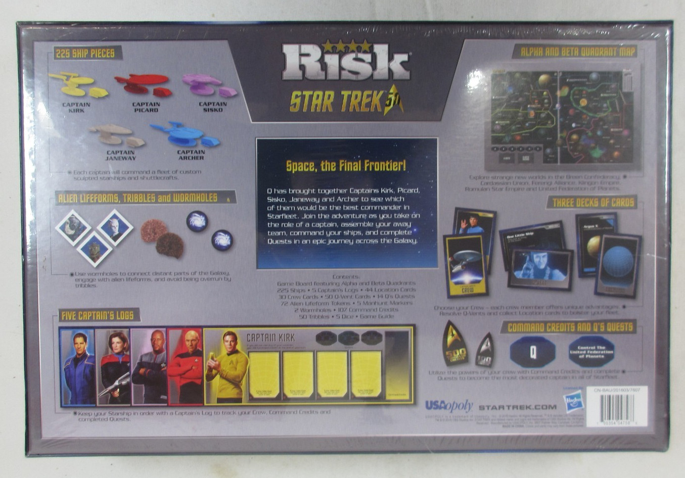 New “Star Trek 50” RISK Hasbro USAopoly Board Game 2016