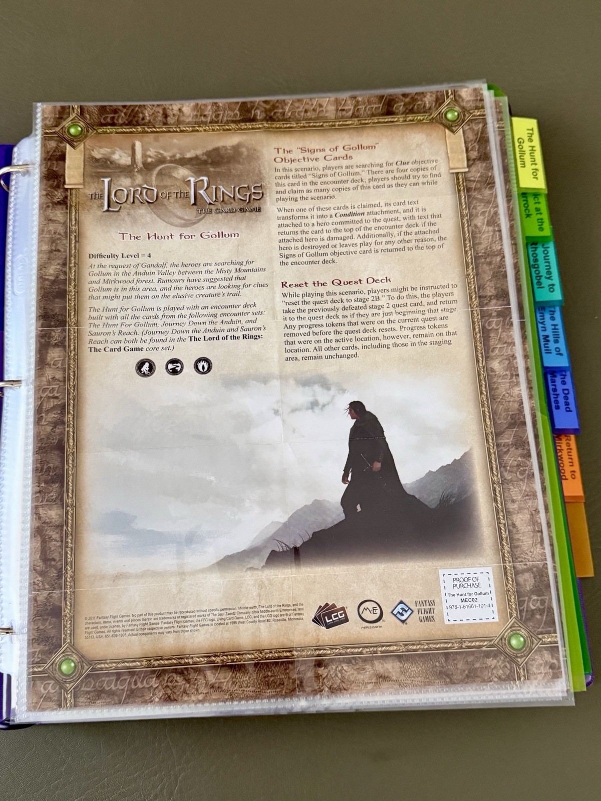 Lord of the Rings LCG Shadows Of Mirkwood FULL Cycle – 6 Adventure Packs – MINT