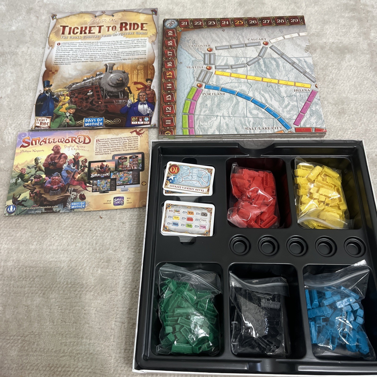 Ticket To Ride Board Game – Complete!