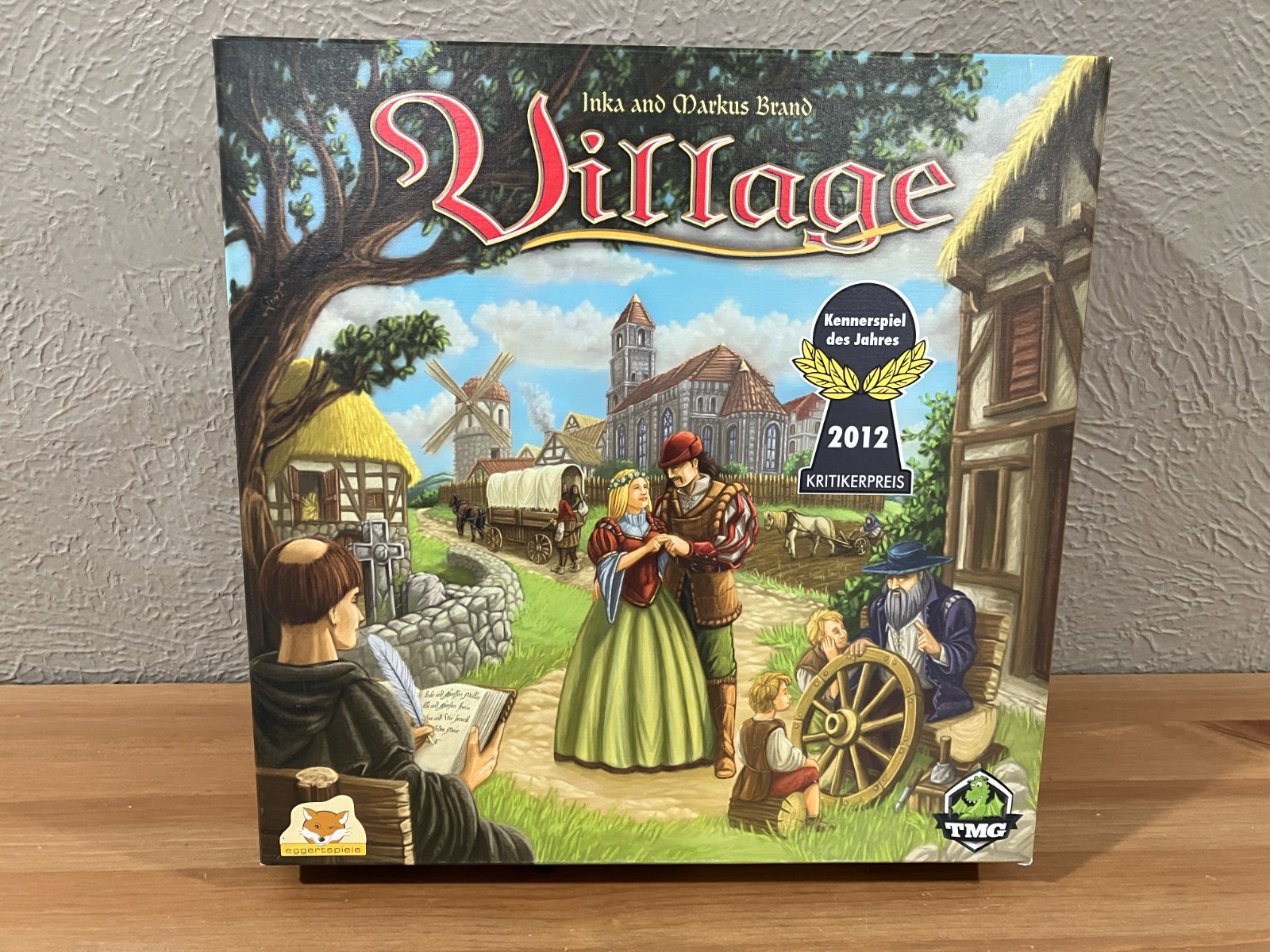 VILLAGE Medieval Strategy Board Game, Inka and Markus Brand, TMG, COMPLETE