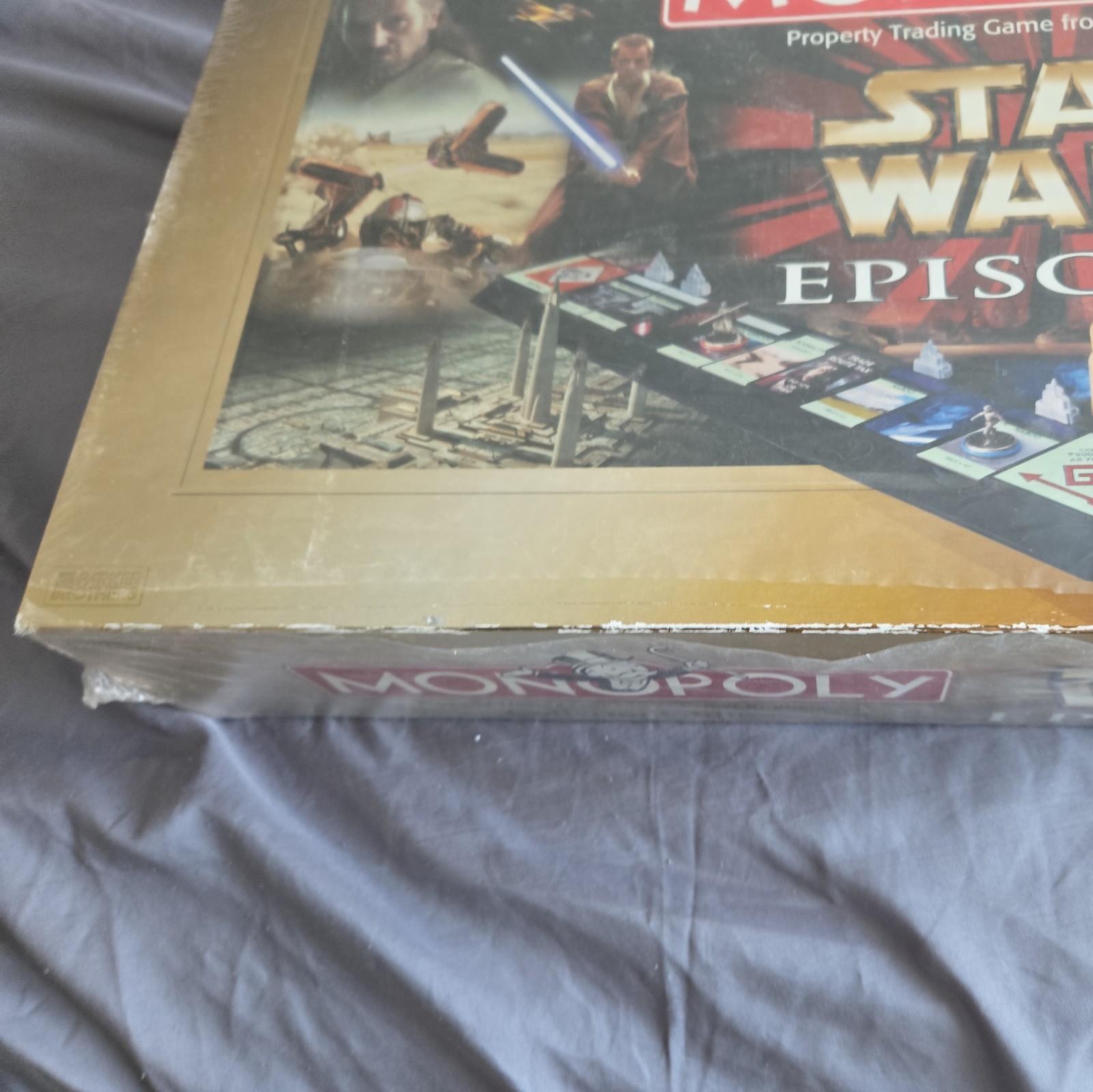 Star Wars Episode 1 Monopoly Game Collectors Edition 1999 New Sealed Vintage S45