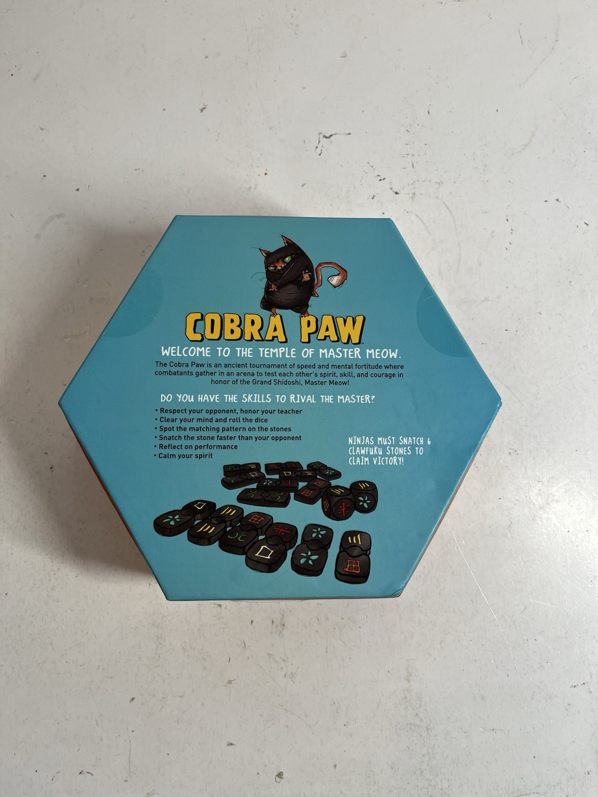 COMPLETE Cobra Paw Ninja Tile Game Bananagrams Master Meow Clawfuku Cat Ninja