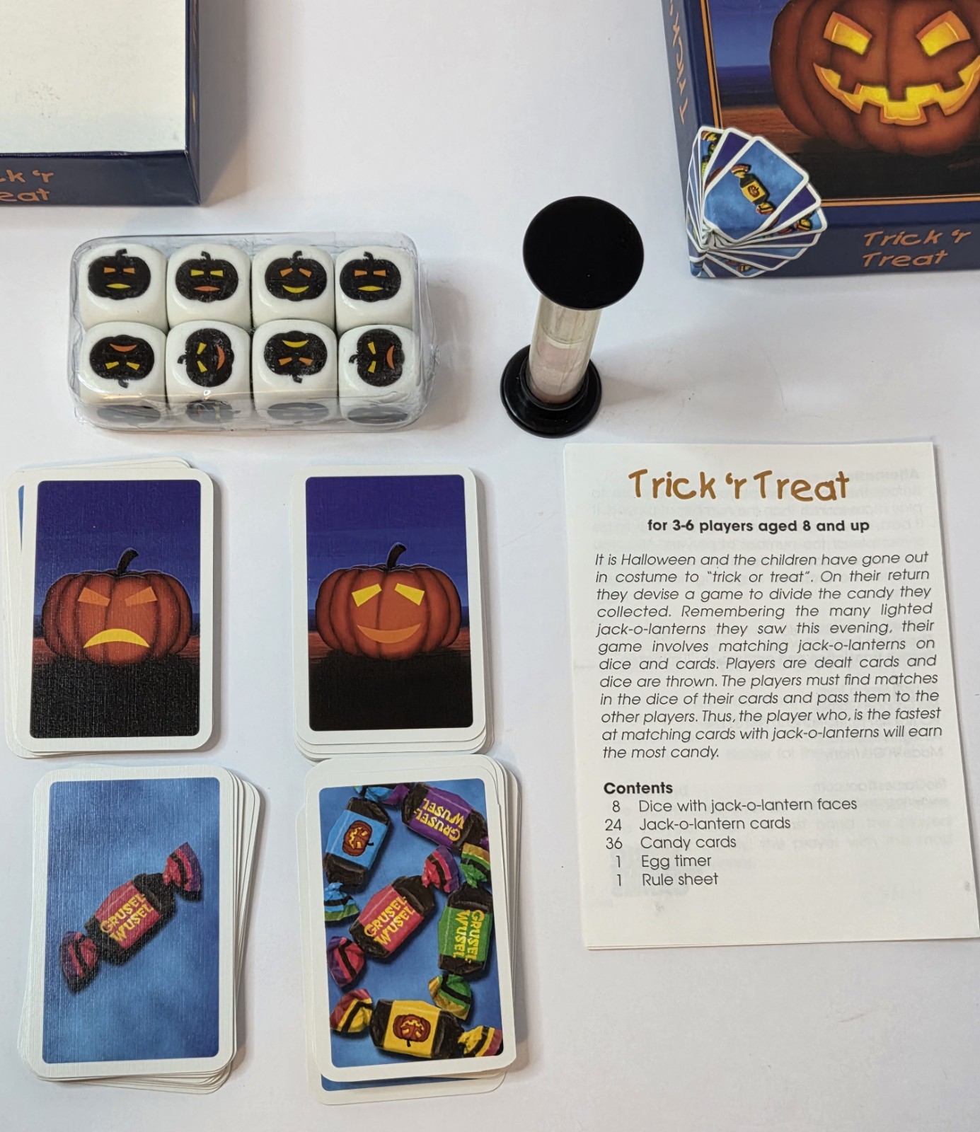 Trick ‘r Treat Card Game Halloween 3-6 Players Rio Grande Games 2012