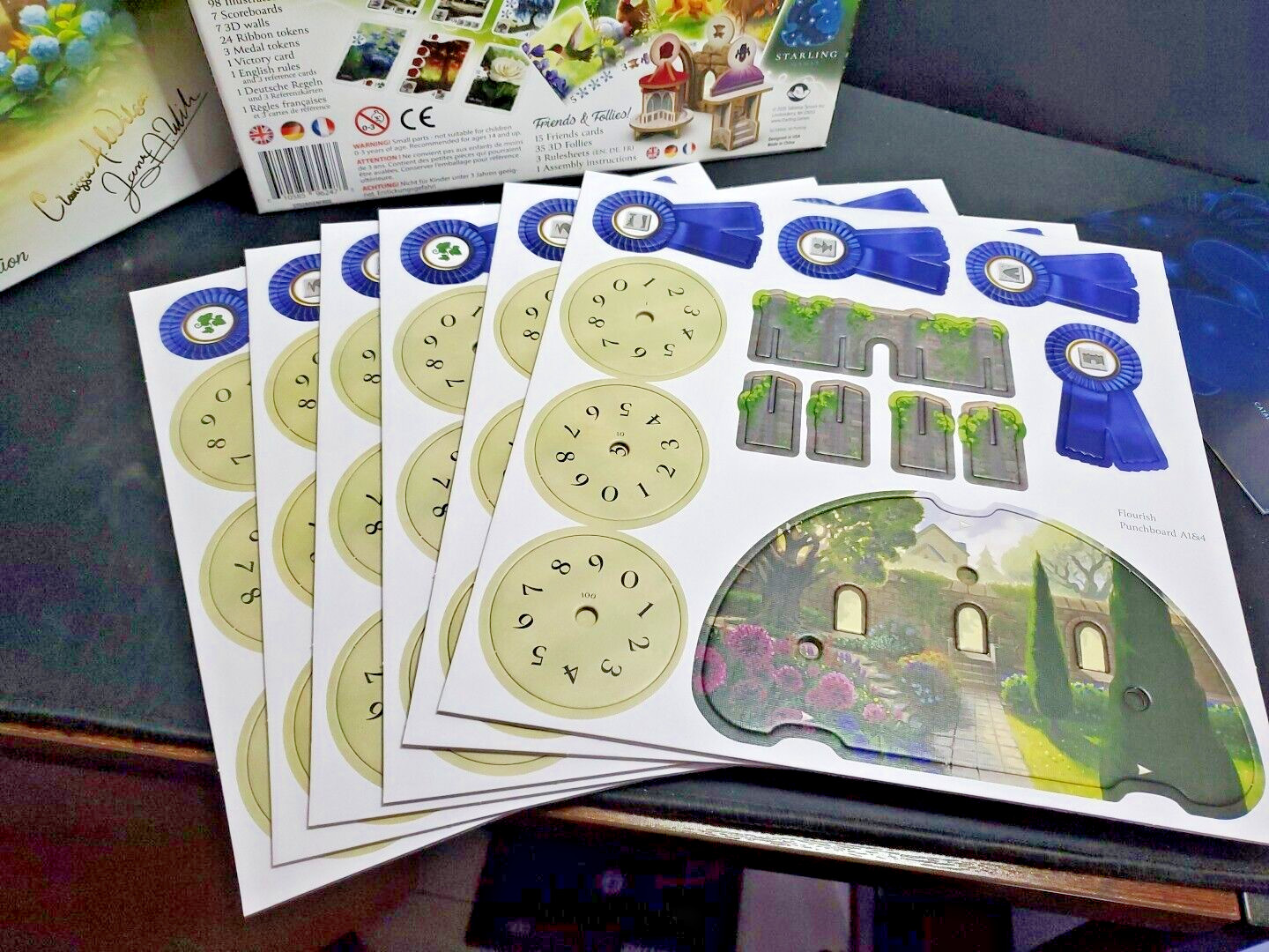 Starling Game “Flouish” Board Game Signature Edition 1-7 Players 1st Edition