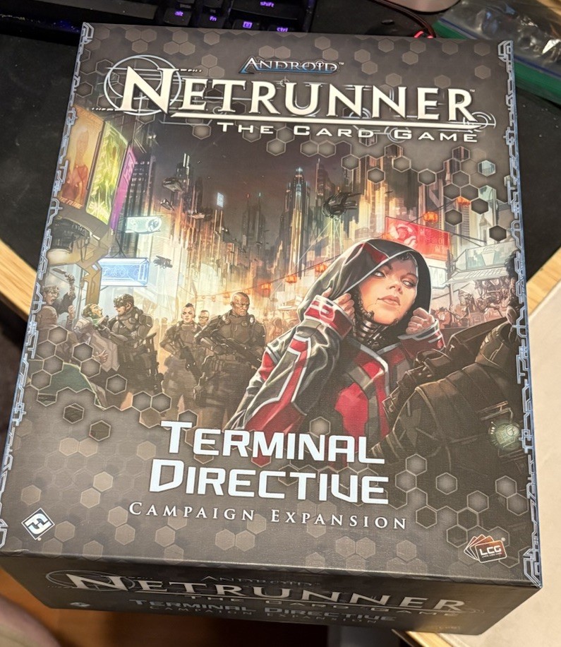 Netrunner the Card Game Terminal Directive Campaign Expansion