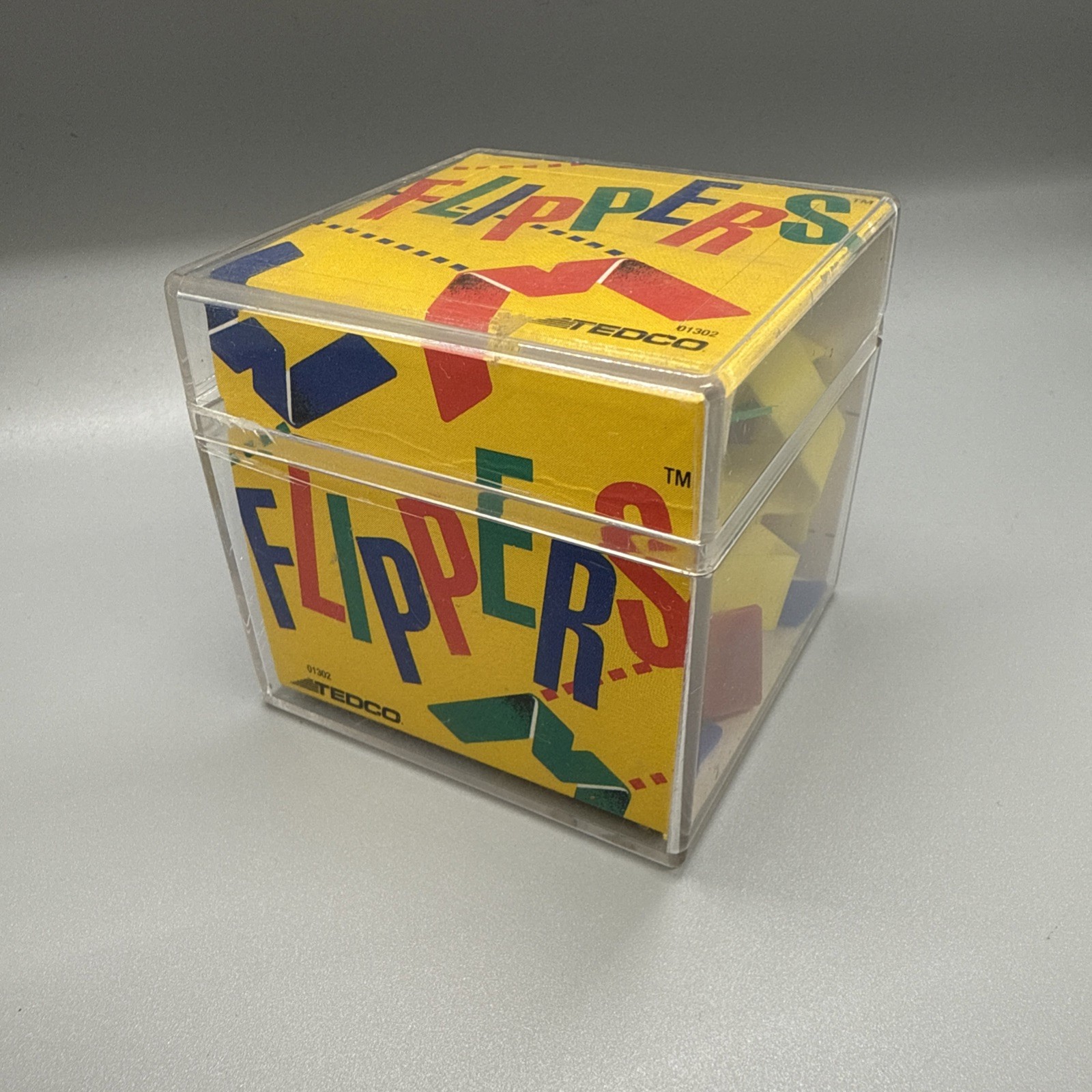 Vintage 1989 Tedco “FLIPPERS” Game Classic Box Set Made In USA Ages 5+