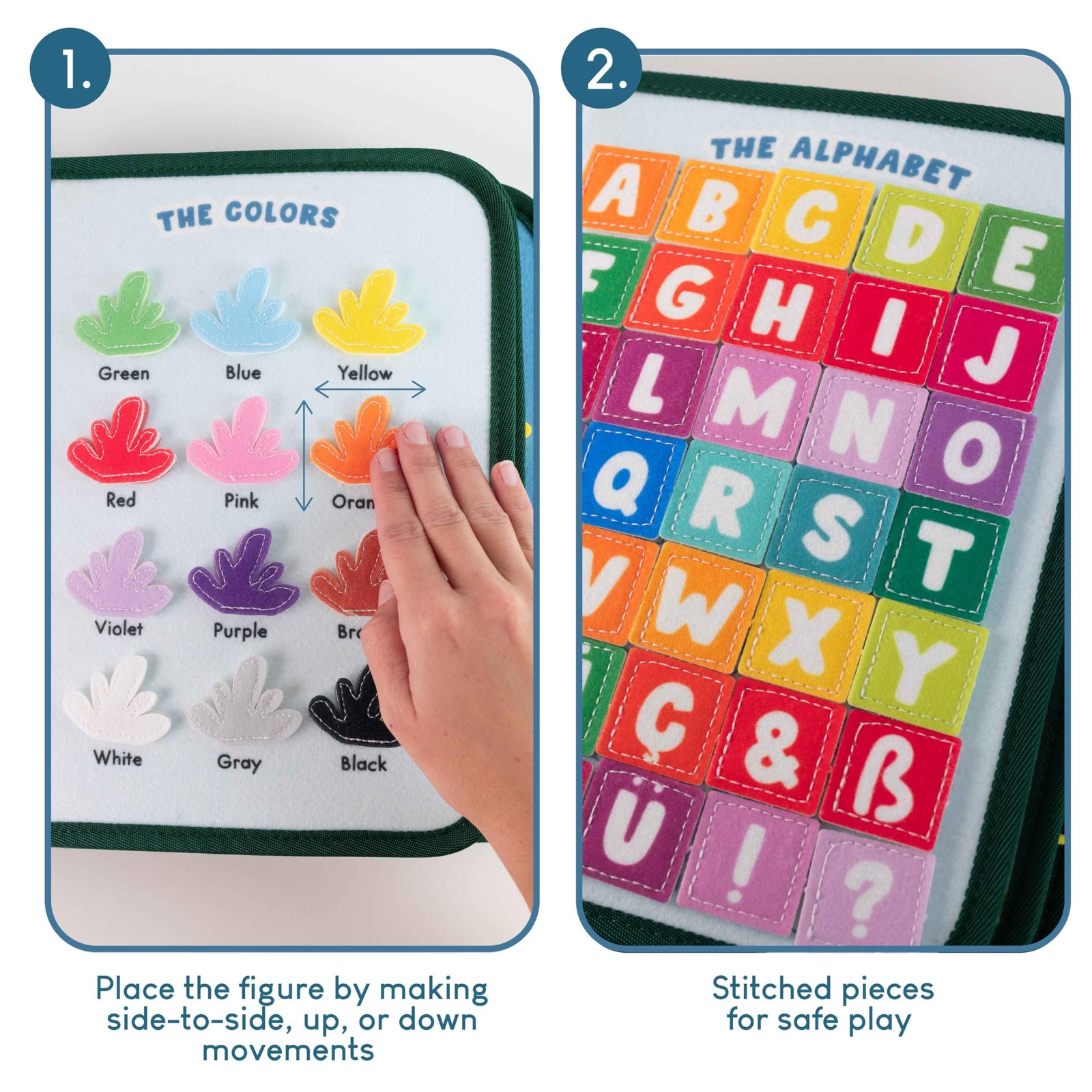 Busy Board for 1 Year Old Animals. Montessori Busy Book for Toddlers 1-3 2-4,…