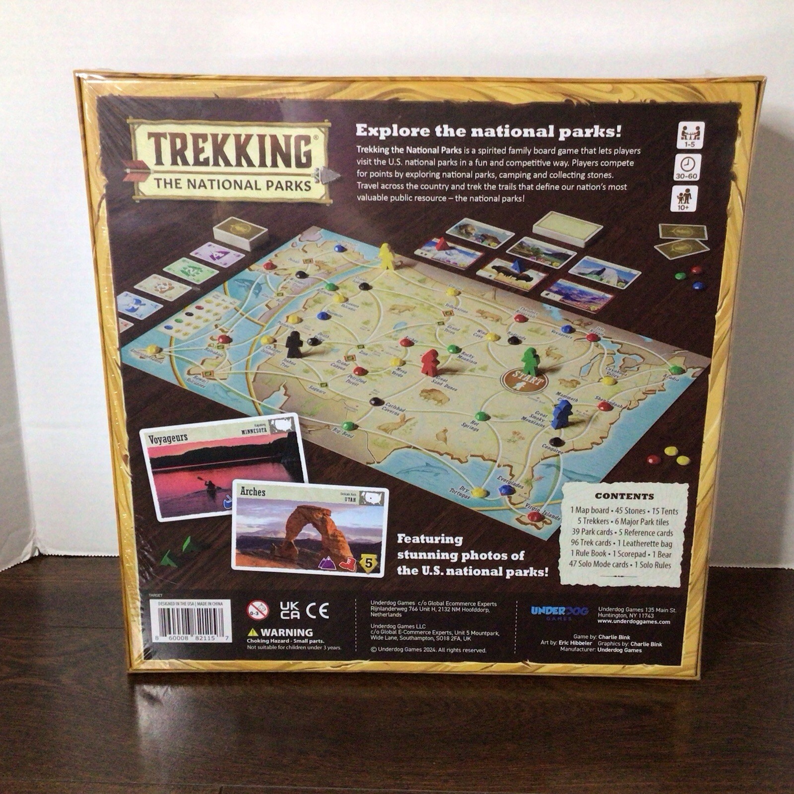 Trekking The National Parks Board Game 3rd Edition Nature Geography – New/Sealed