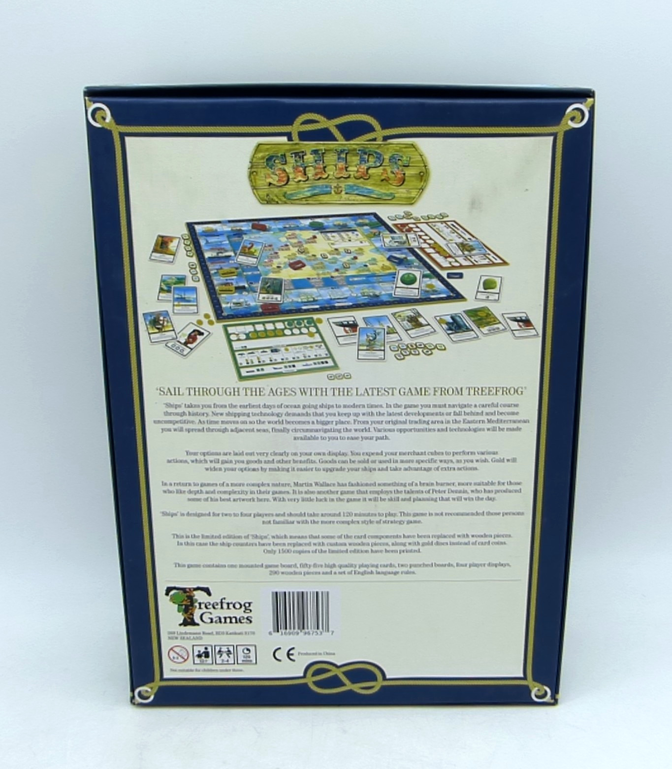Ships Limited Edition Board Game Martin Wallace 2016 English Basement Find