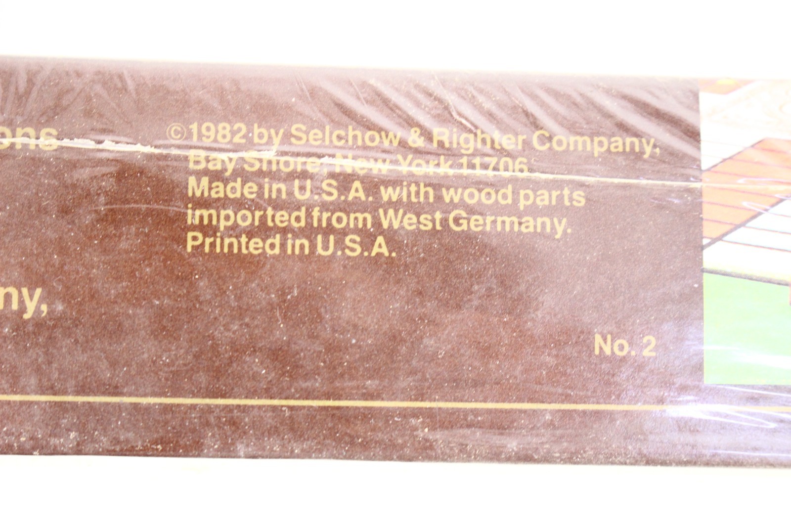 Selchow & Righter 1982: PARCHEESI Deluxe Edition Royal Game of India SEALED No.2