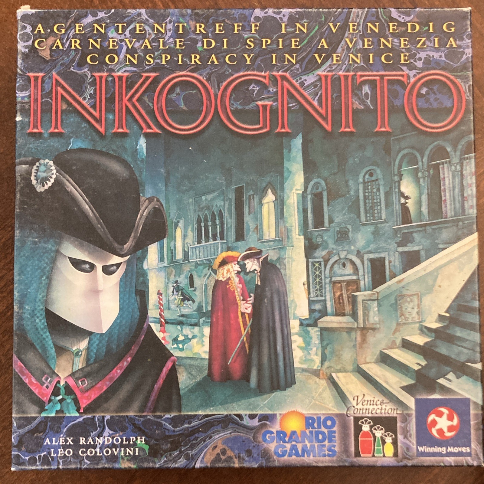 Inkognito Spies Board Game, Complete