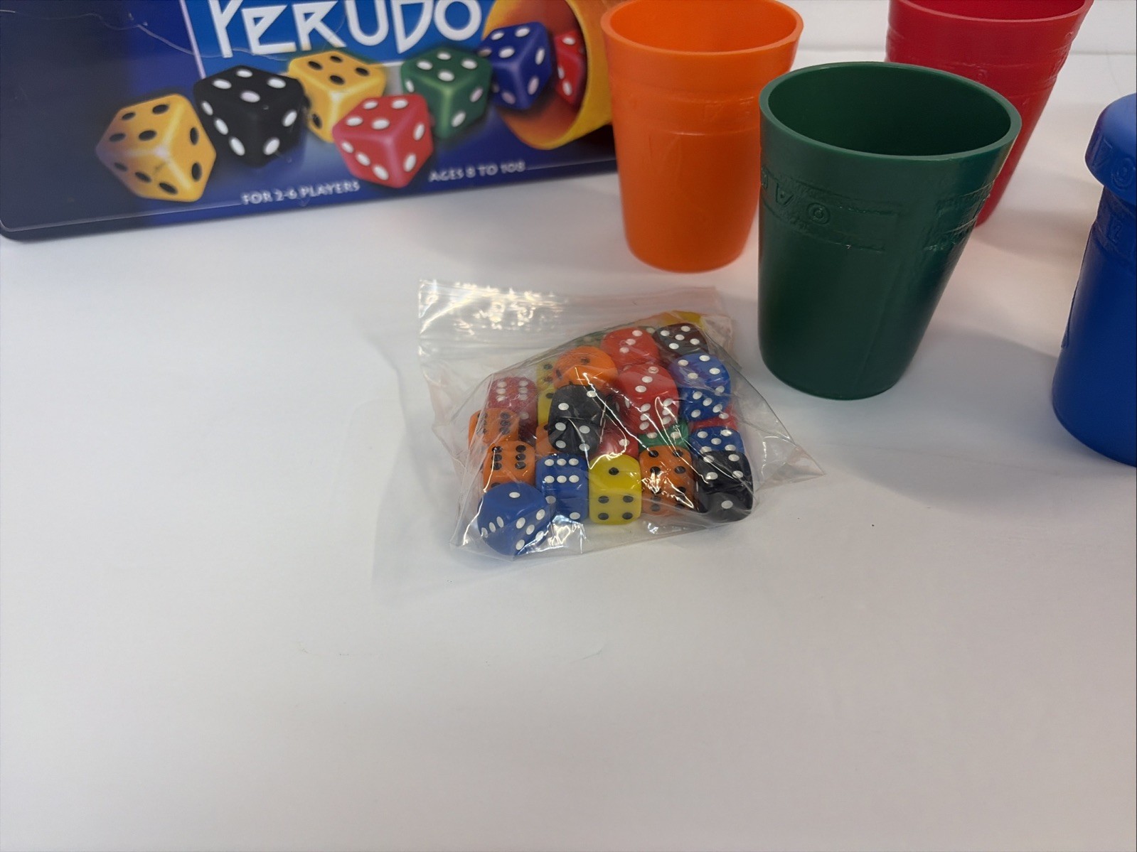 PERUDO Liar’s Dice Game 2002 Tin – South American Dice Game 100% Complete