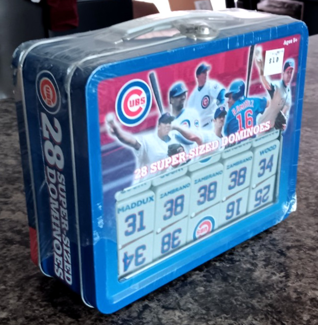 MLB Chicago Cubs Dominoes Set by Sababa Toys (2006) – FACTORY SEALED!