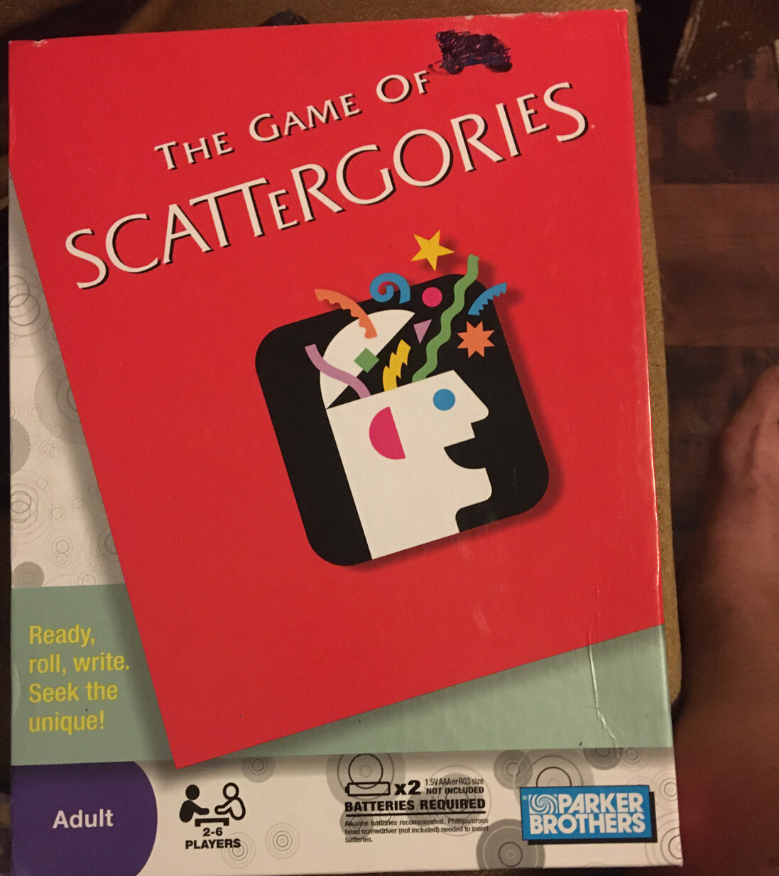 The Game Of Scattegories Parker Brothers New Shrink 2009