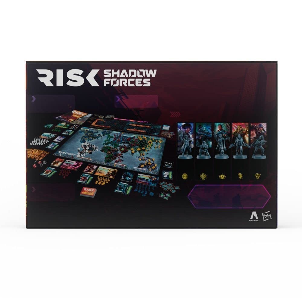 Legacy Risk Shadow Forces Board Game – Double Sided Game Board 3-5 Players, 13+