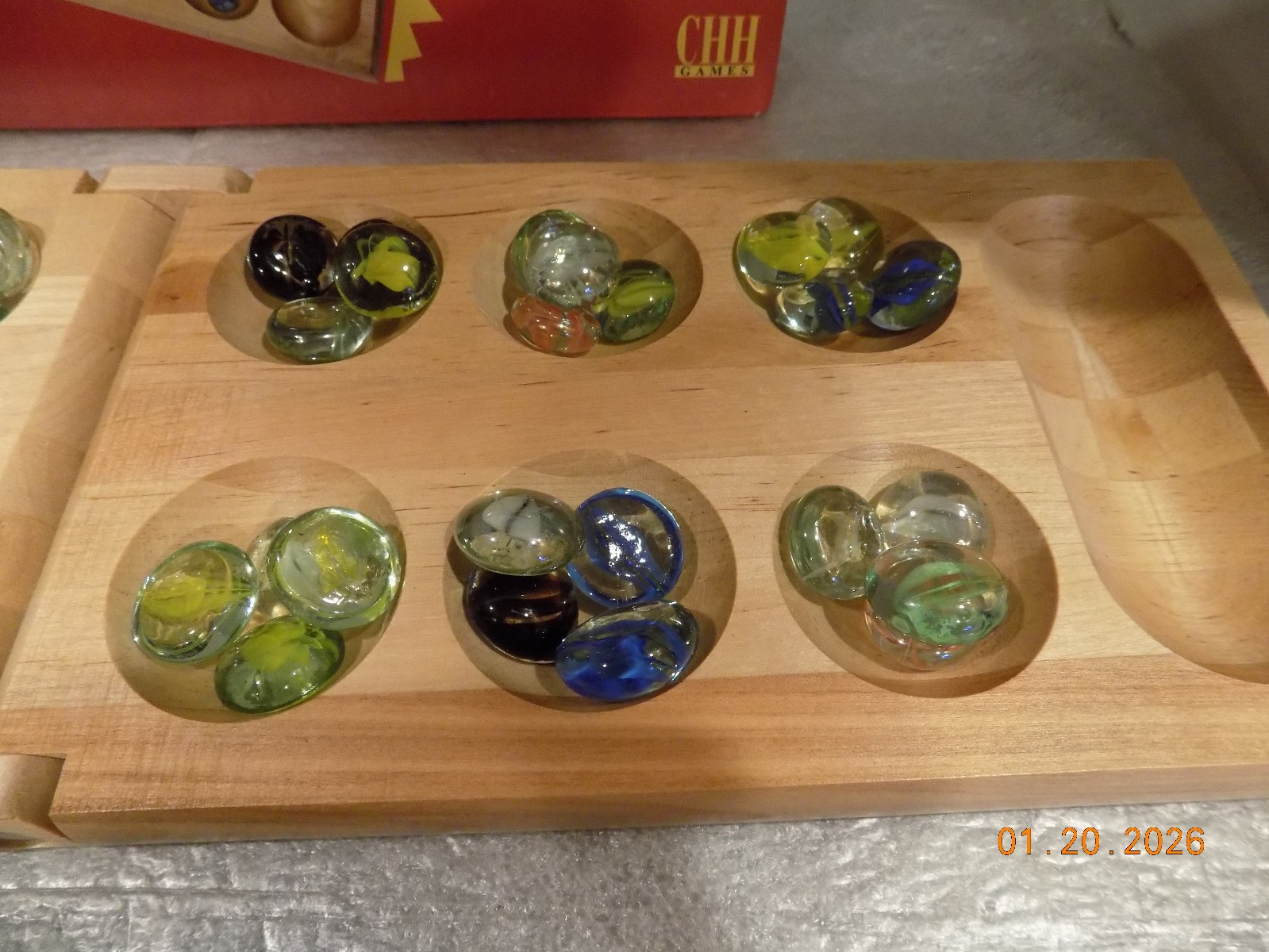 Folding TRAVEL MANCALA Board by CHH Games – EC
