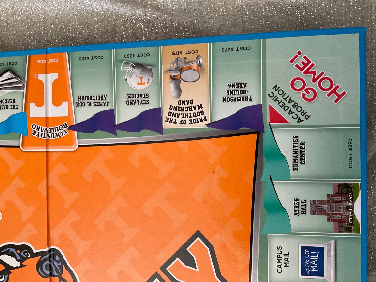 Vol-opoly University Of Tennessee Volunteers Board game TN Vols Volopoly See Pic