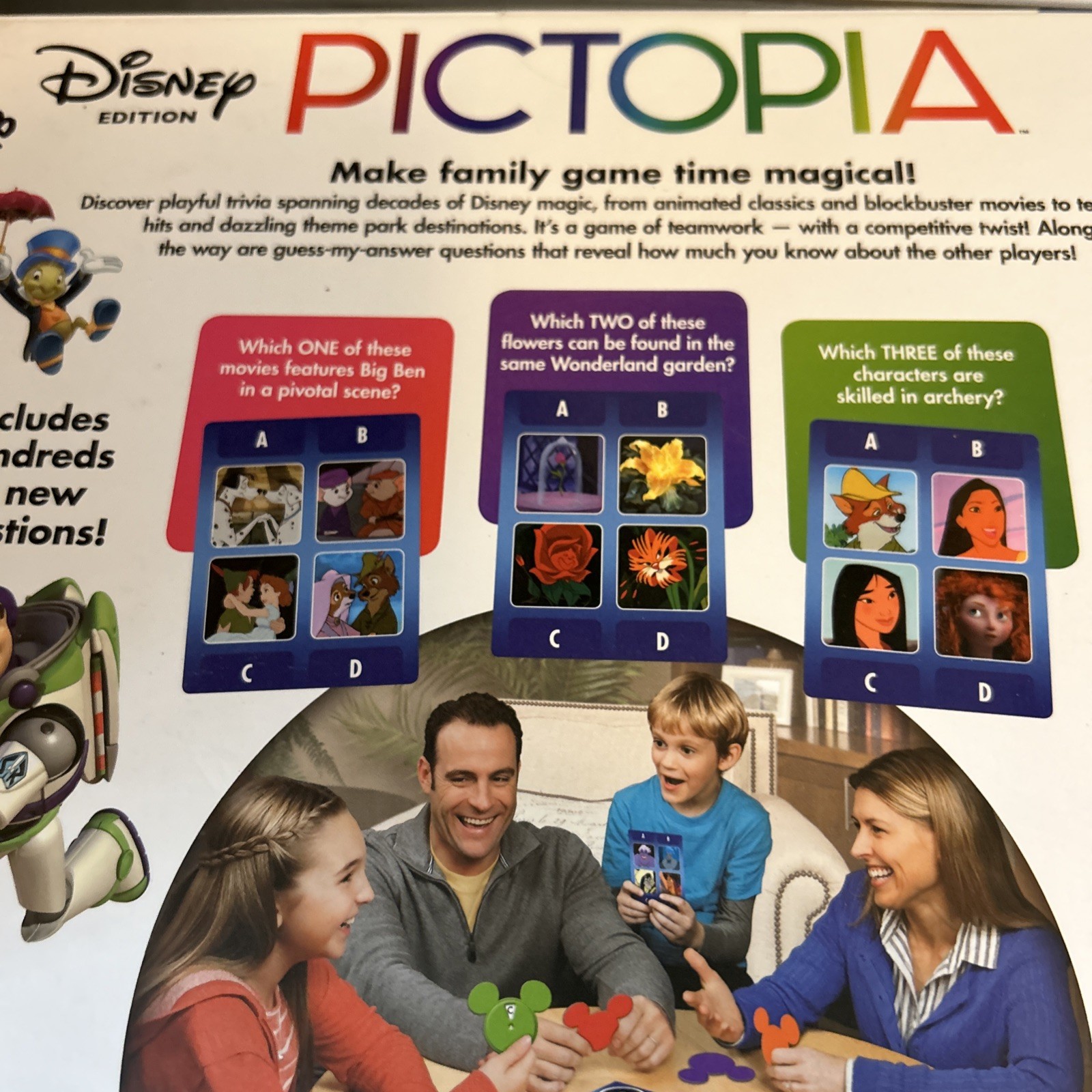 Pictopia Disney Edition The Ultimate Picture Trivia Family Game Ravensburger New
