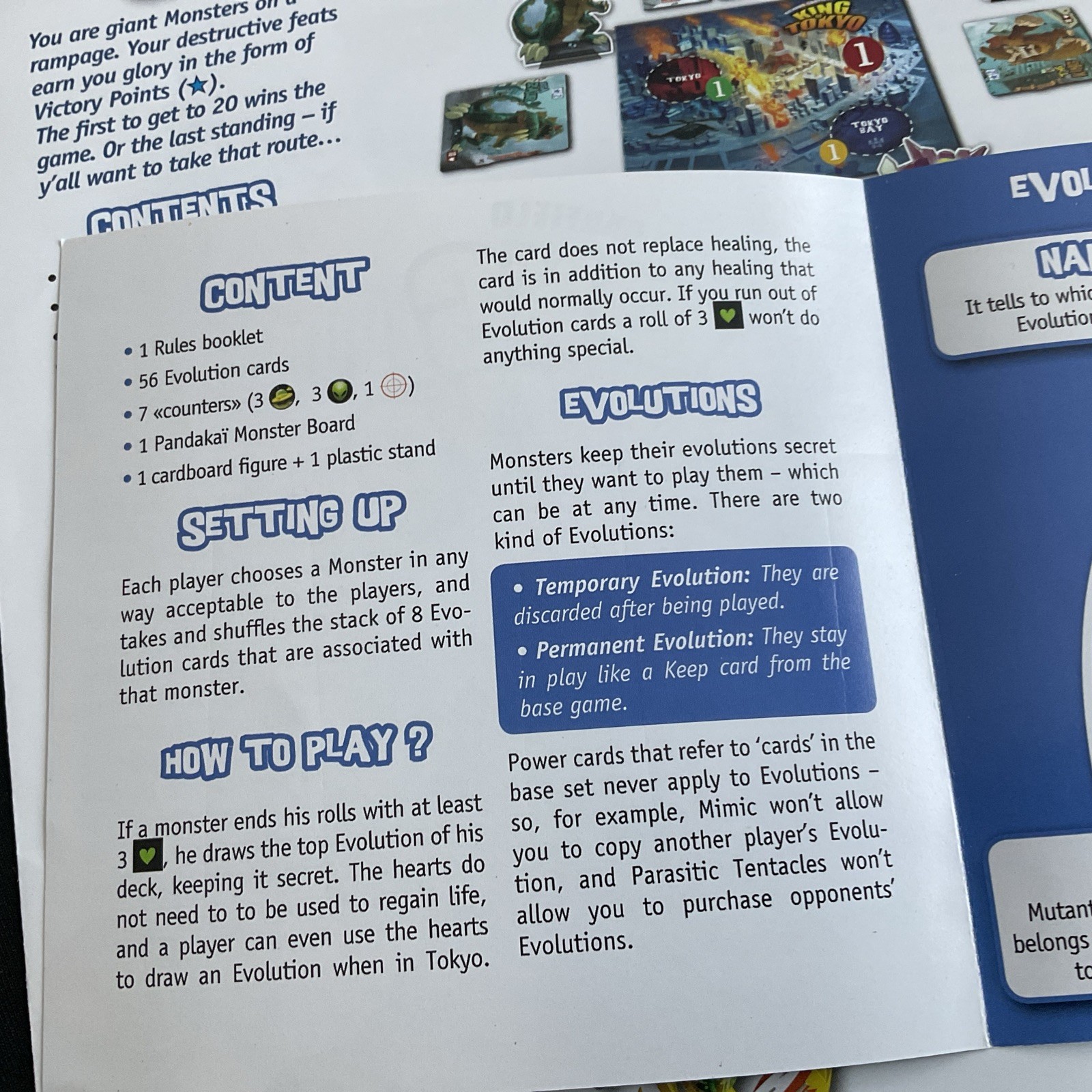 King of Tokyo Board Game with Halloween & Power Up! Expansions & Promo Monsters