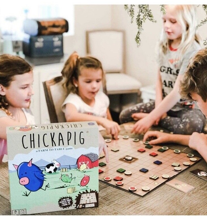 SEALED Chickapig Strategic Board Game Family Friendly For 2-4 Players Kids READ