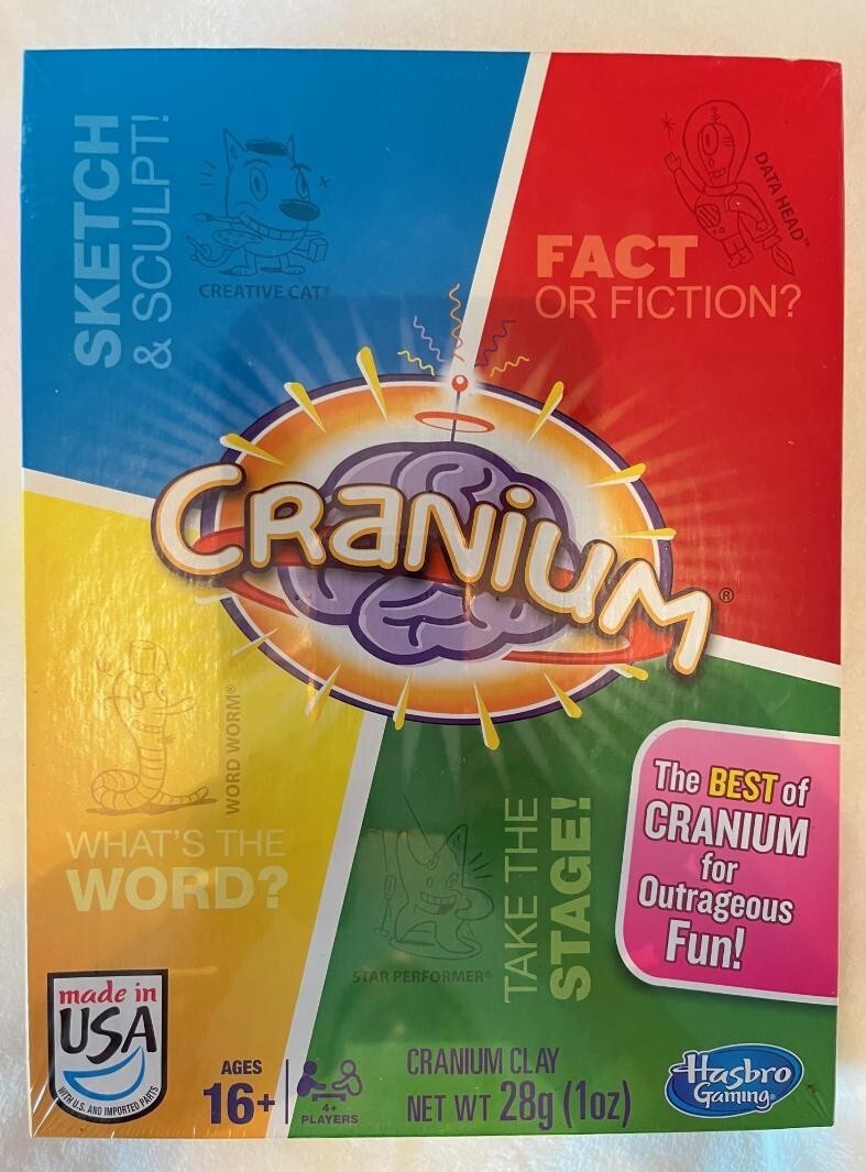 NEW 2013 Hasbro Cranium Board Game Factory Sealed Ages 16+ Made in the U.S.A.