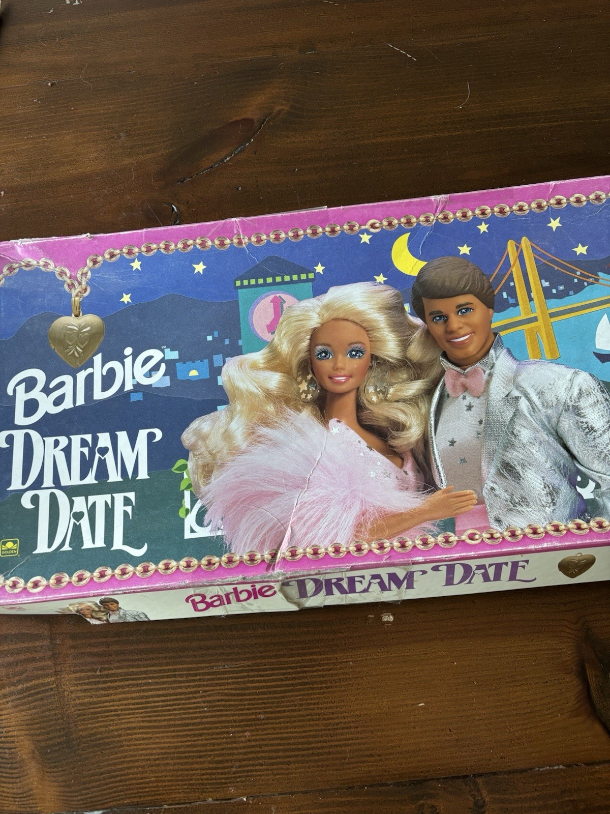Barbie Dream Date Board Game 1992 Complete VINTAGE Doll Golden Mattel Ken