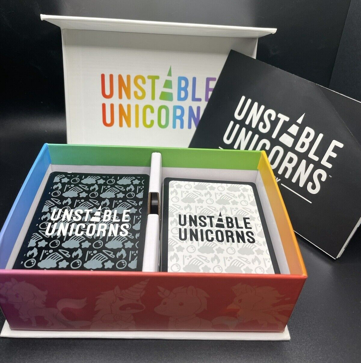Unstable Unicorns Original Kickstarter 1st Edition Card Game 2018 14 and up.