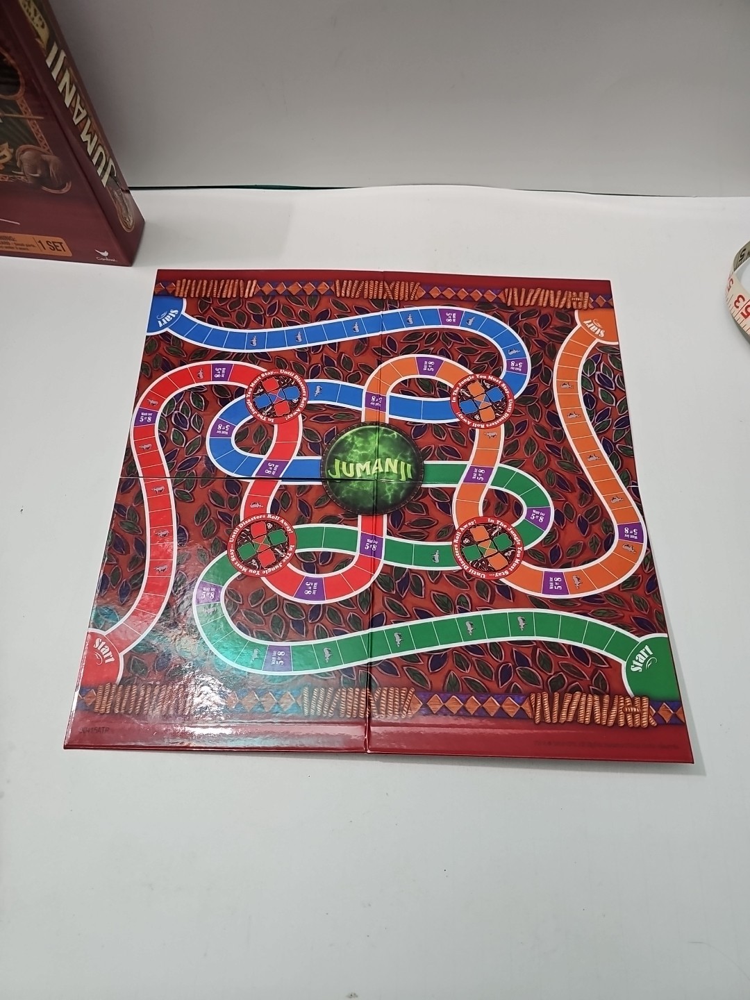 Jumanji Ready To Roll Games Age 5+ Fast Paced Game by Cardinal Travel Size