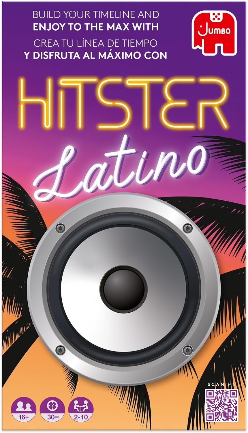 Hitster – Latino, Fun Music Quiz Card Game, 2-10 Players – 300 Latin Music Hi…