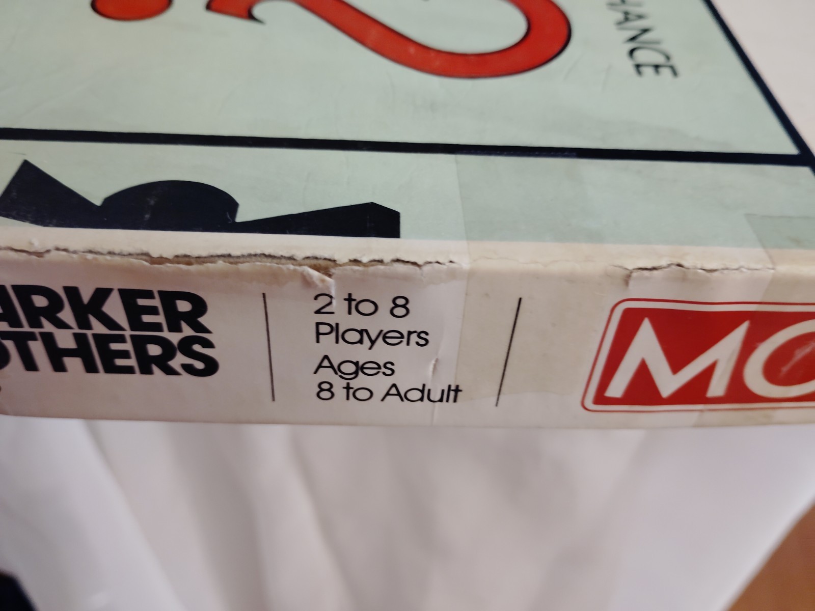 Vintage 1985 Monopoly Board Game Parker Brothers No 0009
