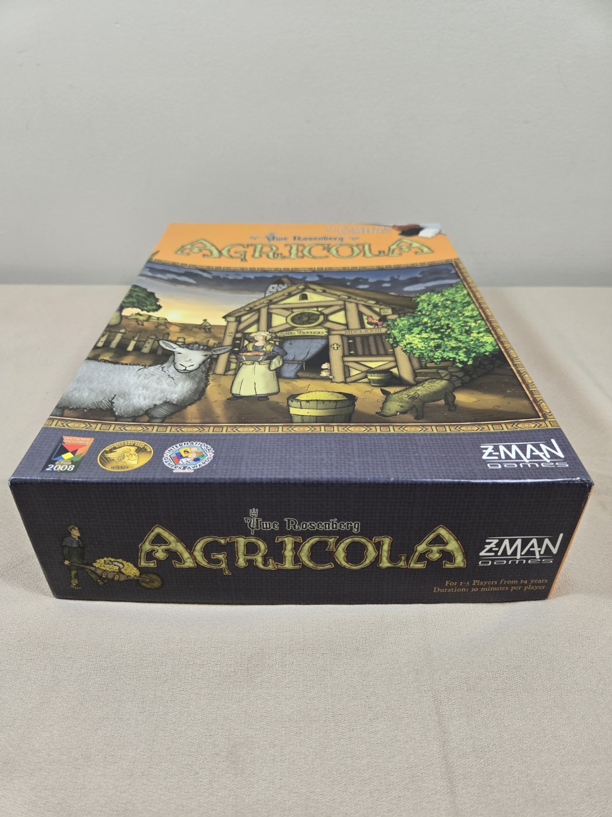 Lookout Games Z Man Board Game Agricola 207/2008 Complete.