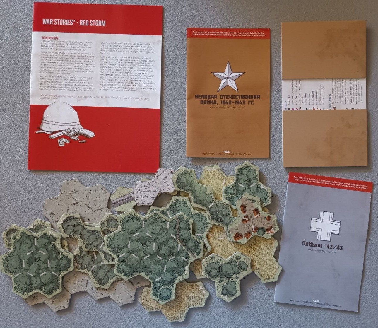 War Stories: Red Storm Board game – Conquistador – COMPLETE – VG+