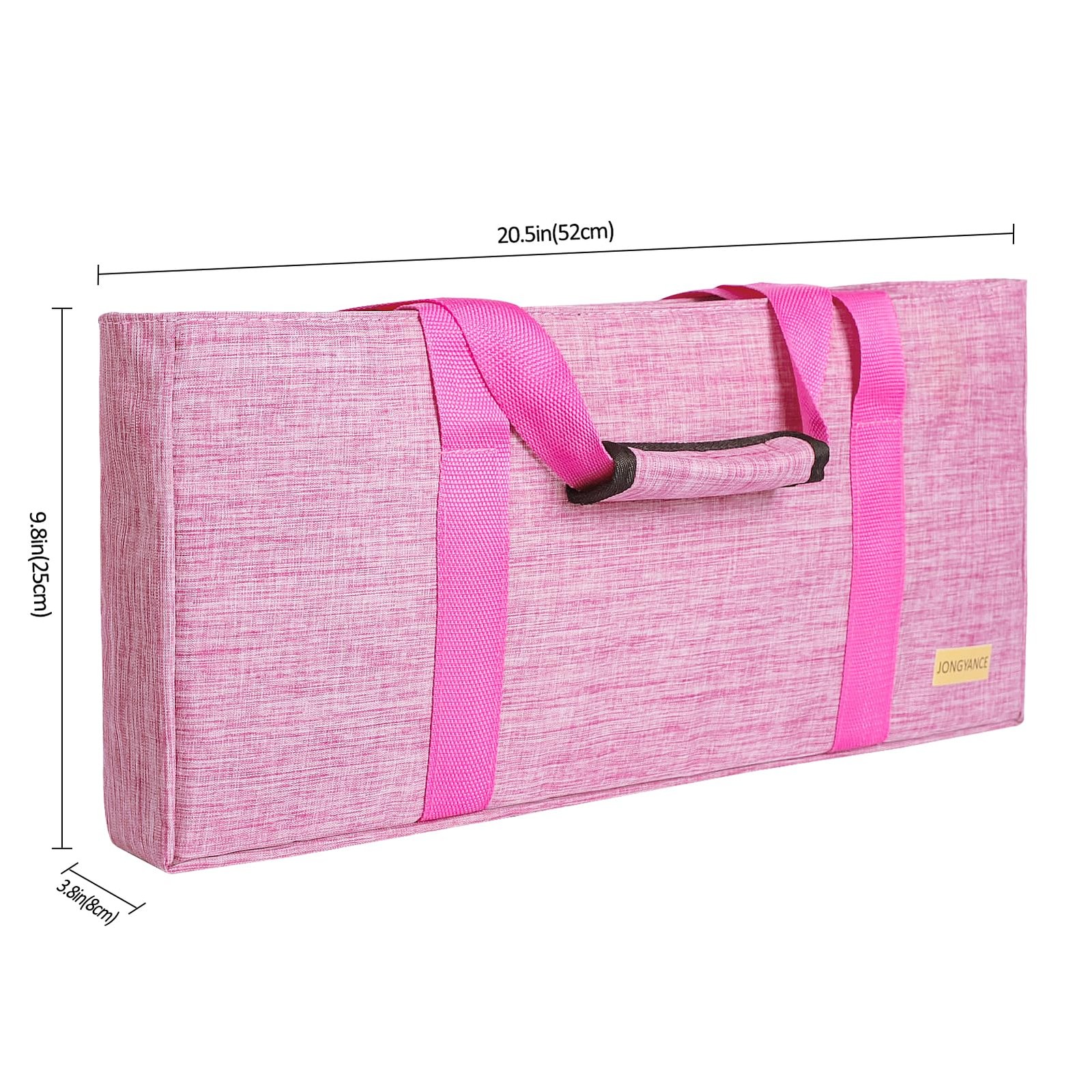 Empty Mahjong Bag, Pink Mah-jongg Carrying Bag with Two Wrappers for American…