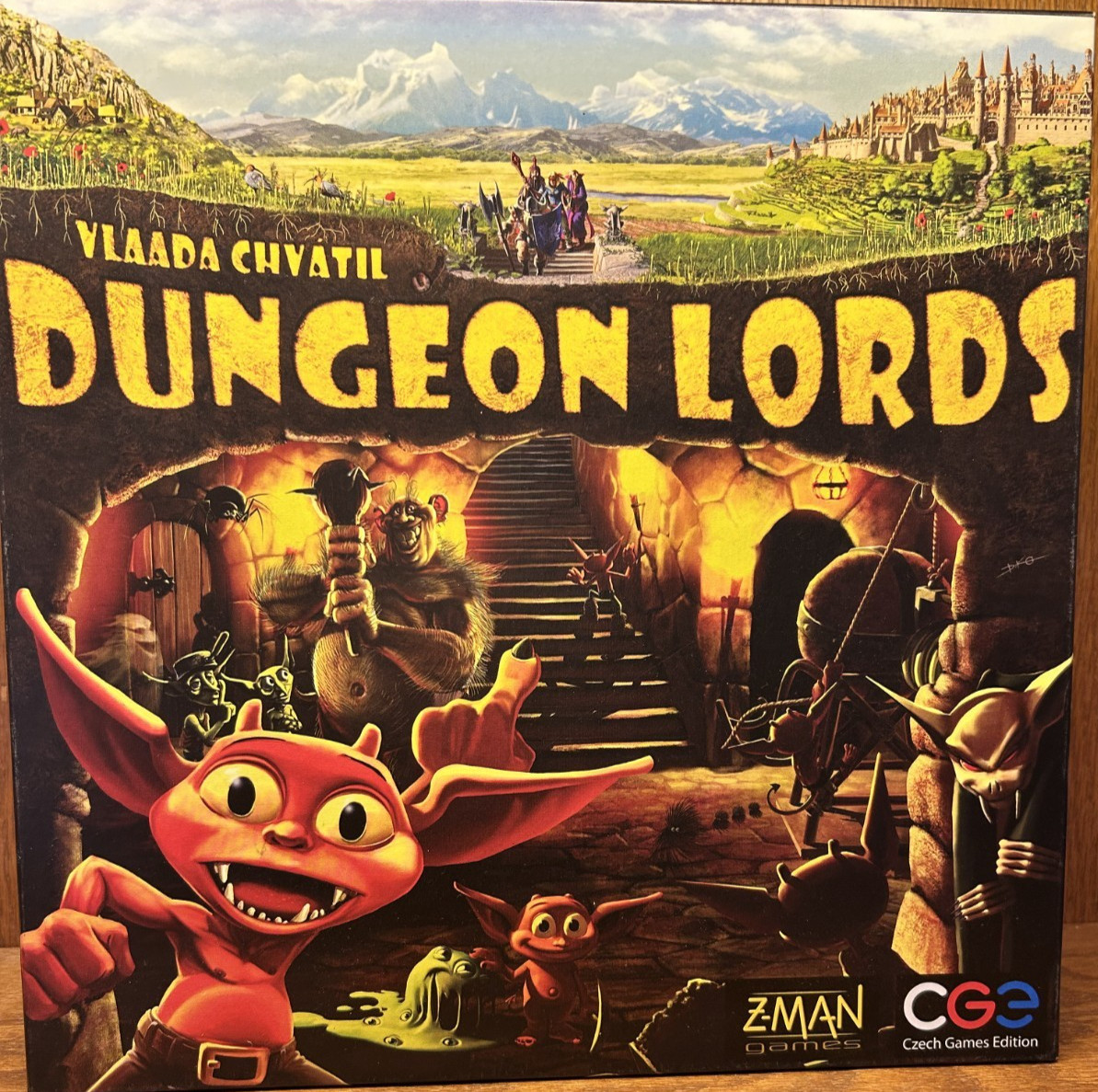 Dungeon Lords Board Game Czech Games Edition (Opened Box)