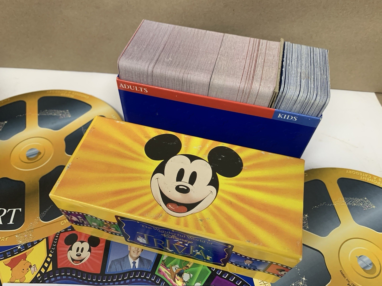 Vintage 1990’s 1997 The Wonderful World Of Disney Trivia Game in Tin Complete