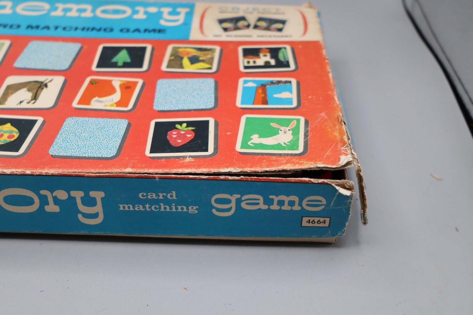 THE ORIGINAL MEMORY GAME VTG Milton Bradley 1986 All 72 Cards w/ Instructions