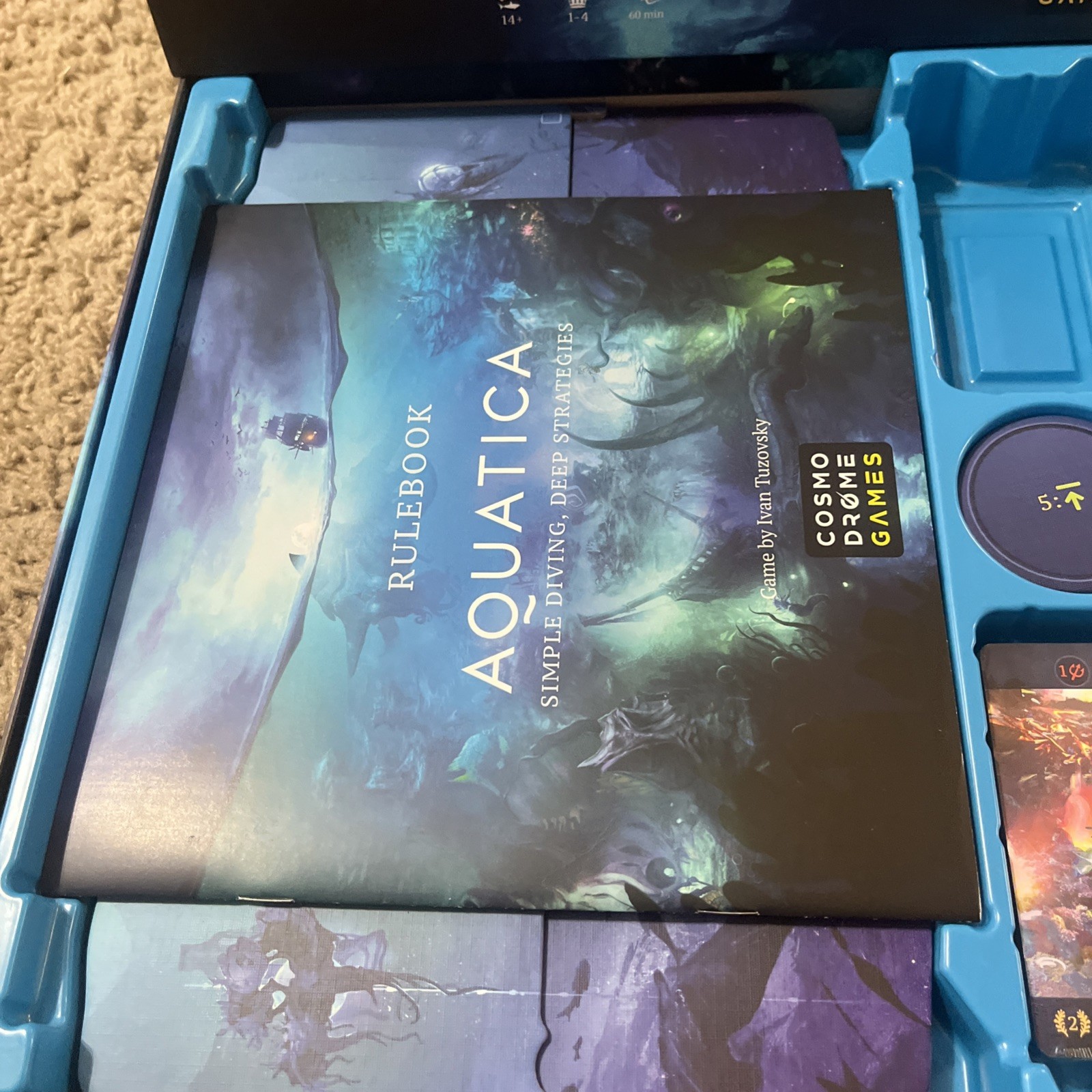 Aquatica Strategy Board Game by Arcane Wonders & Ivan Tuzovsky, New Open Box