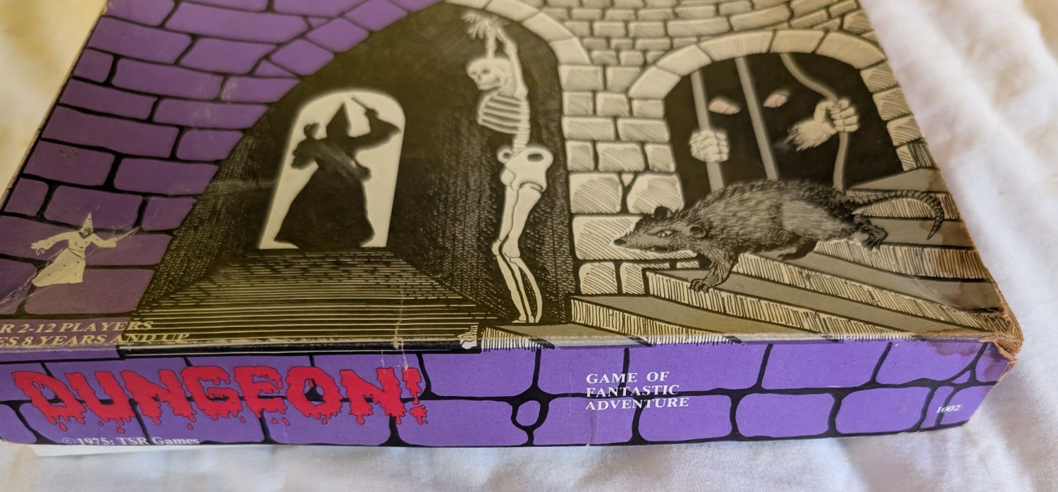 TSR Dungeon Board Game 1975 1002