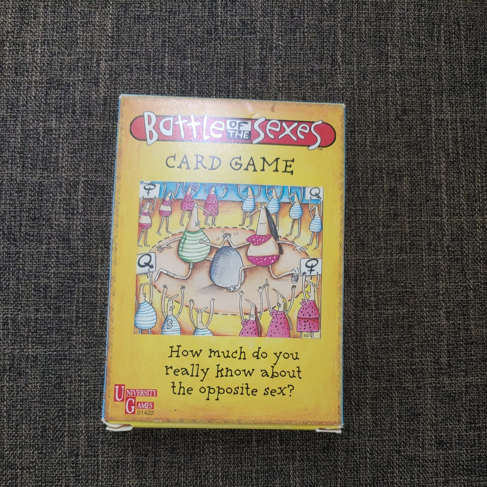 Battle Of The Sexes Card Game Ages 12 & Up 2+ Players 50 Cards University Games