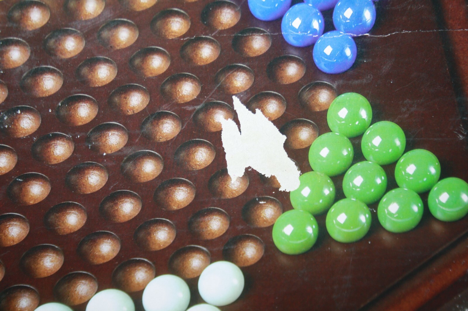 Artisan Games Deluxe Wooden Mahogany Chinese Checkers – Excalibur 2011