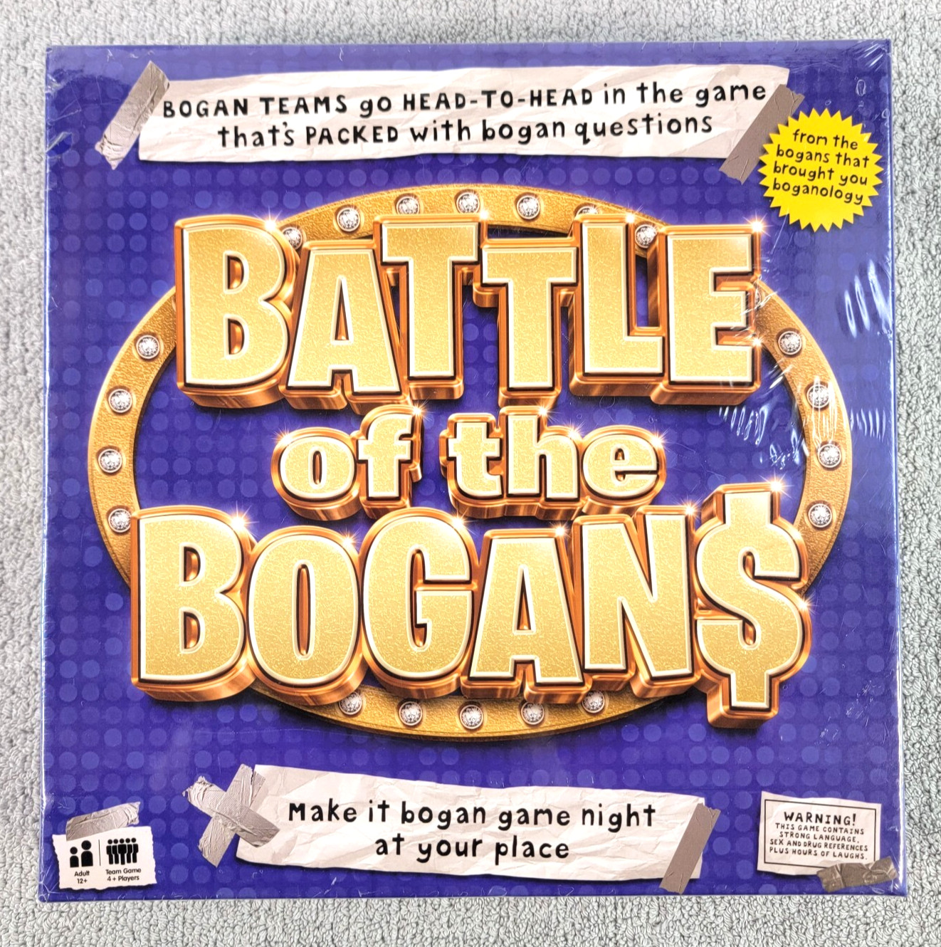 Battle Of The Bogans Team Party Game The Fantastic Factory Australia RARE NEW