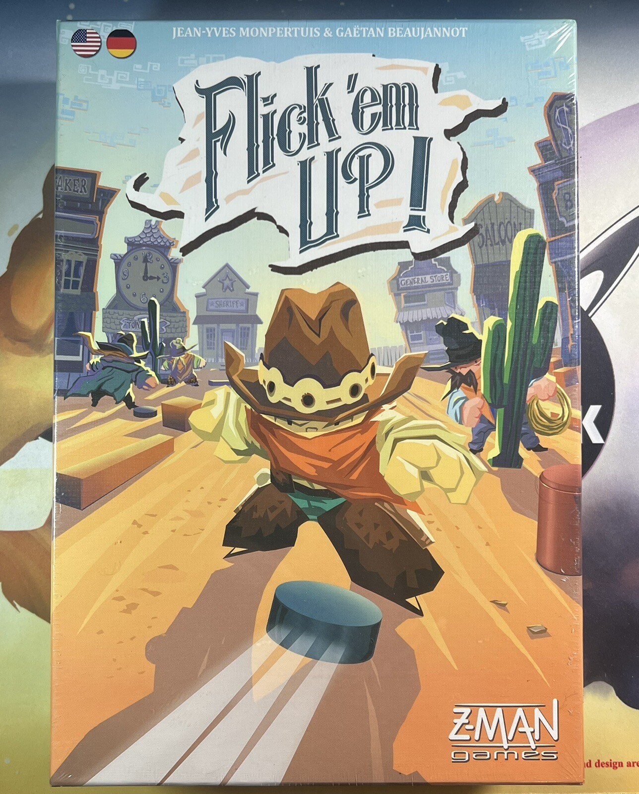 Flick ‘em Up! by Z-Man Games 2016 Dexterity Game “Plastic Version” New & Sealed