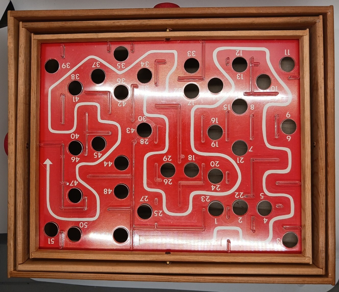 Vintage 1960s Pressman Marble Tilt Labyrinth A Maze Game Original 4484