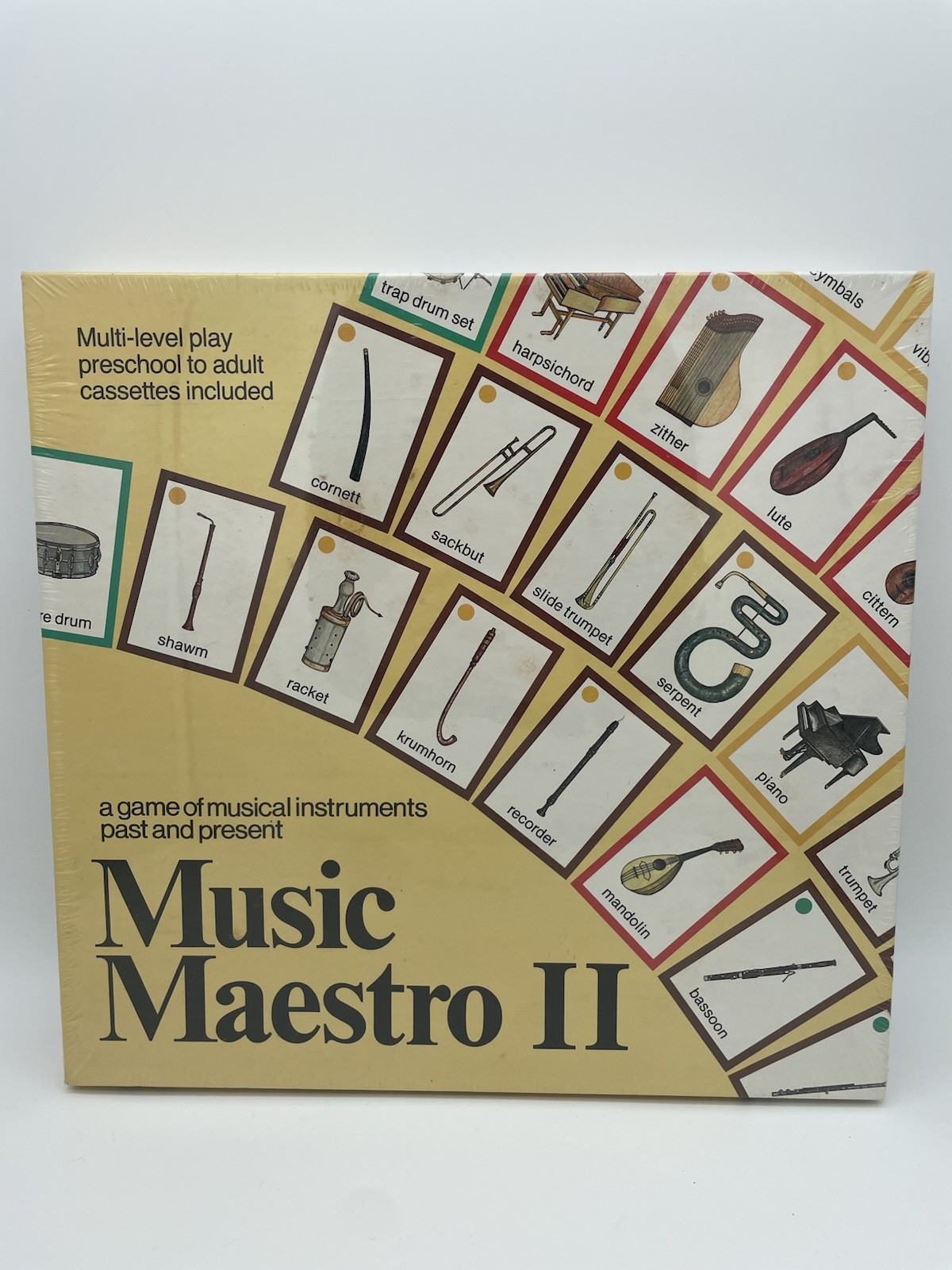 Vtg Music Maestro Game: A Game of Musical Instruments Past & Present- Sealed